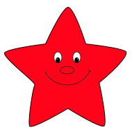 red star cartoon