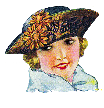 woman's hat from 1922