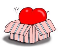 valentine clipart heart gift