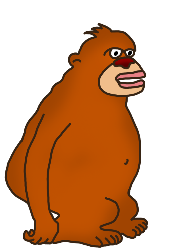 huge monkey clipart