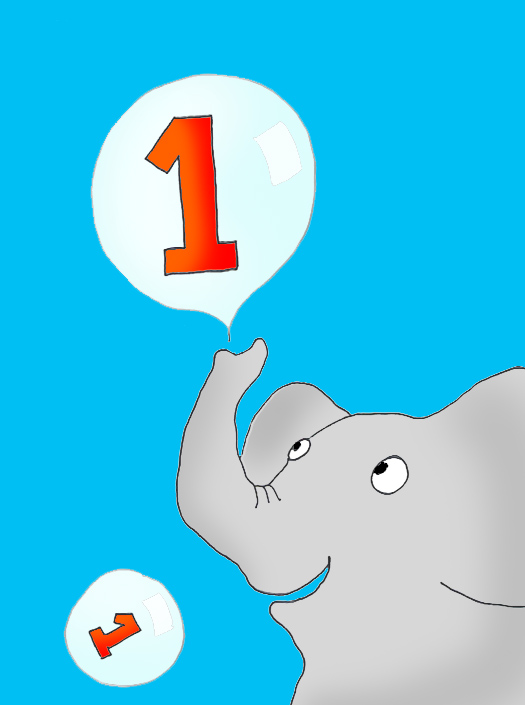 printable 1st birthday invitation elephant