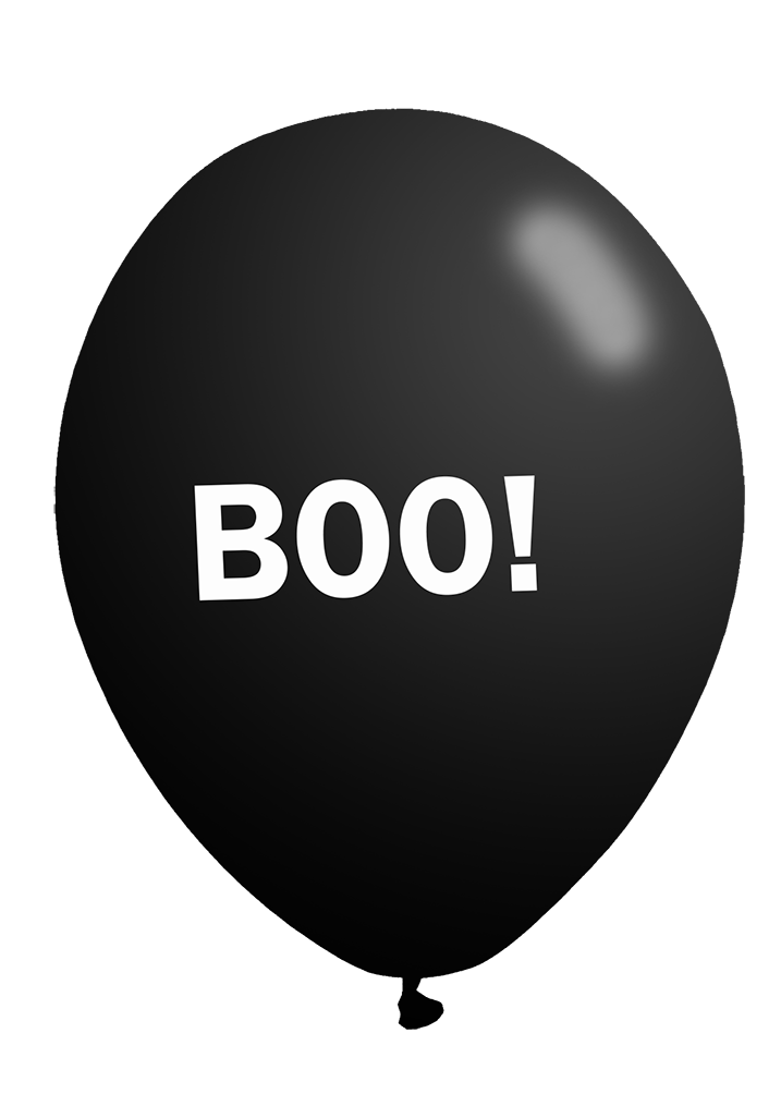 boo-Halloween balloon clipart