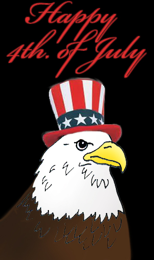 July 4th clipart eagle