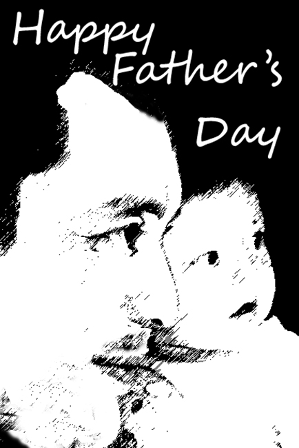 father with a baby