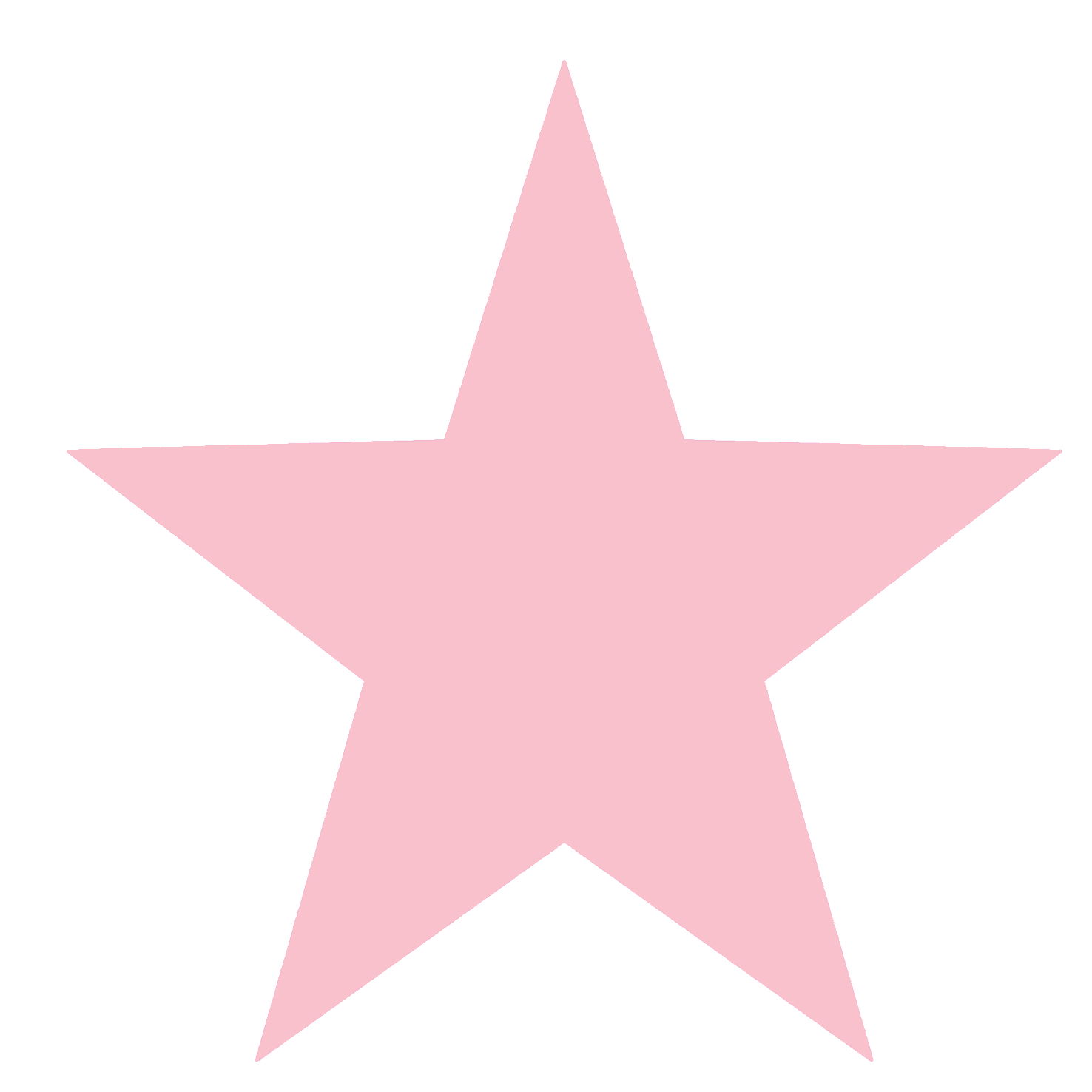light red star graphic
