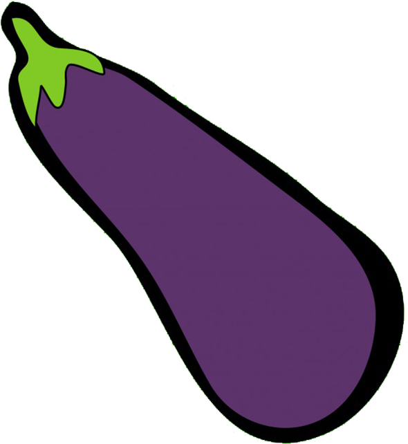 eggplant drawing