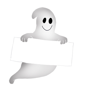 Happy Halloween clip art ghost