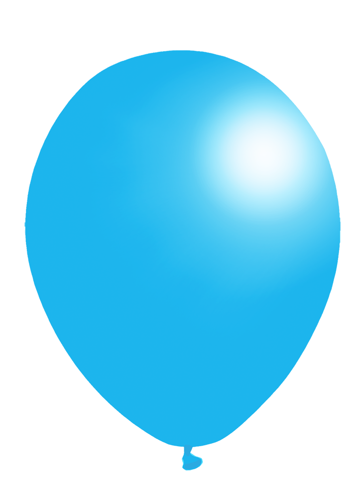 light blue balloon clip art