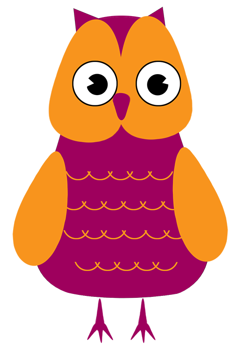modern owl clip art