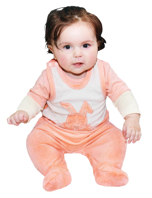 baby girl photo cut-out