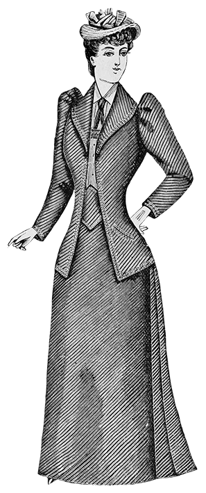 late Victorian suit for women
