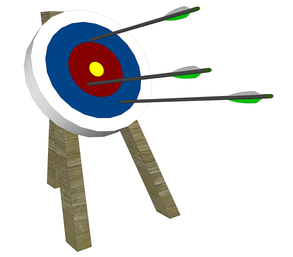 archery and target clipart