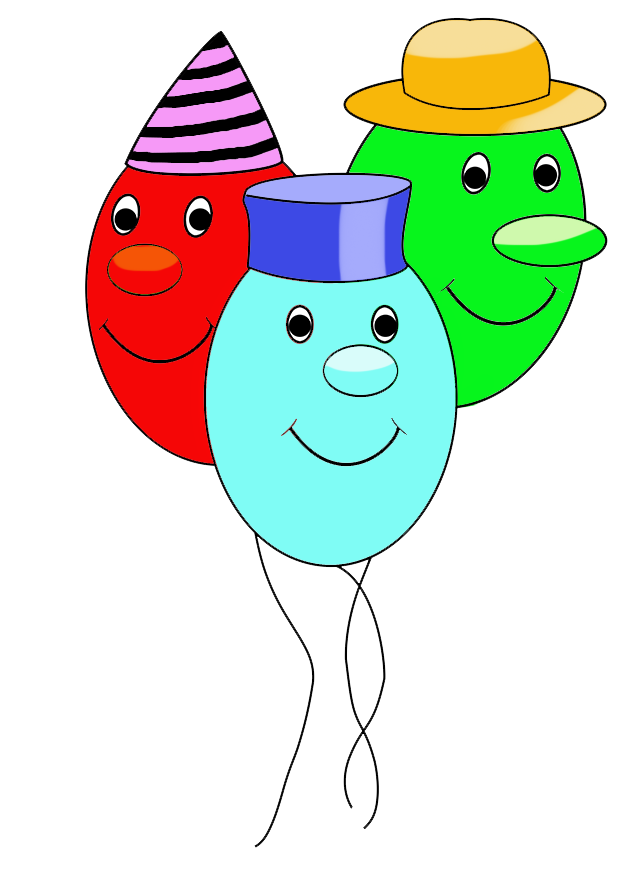 funny balloons with faces for birthday