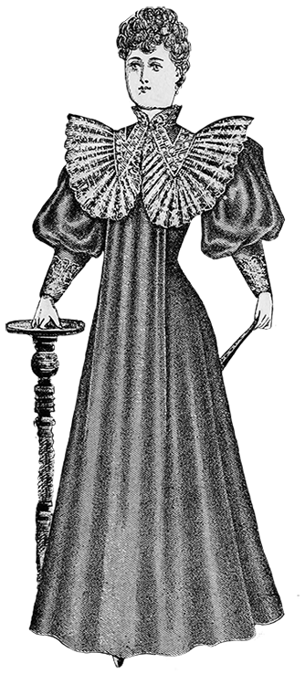 house dress 1894 Victorian style