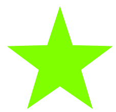 green common star graphic