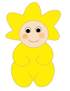 sun baby clipart