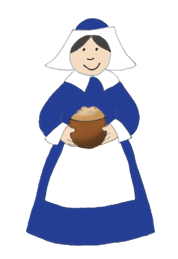 Woman with Thanksgiving porridge