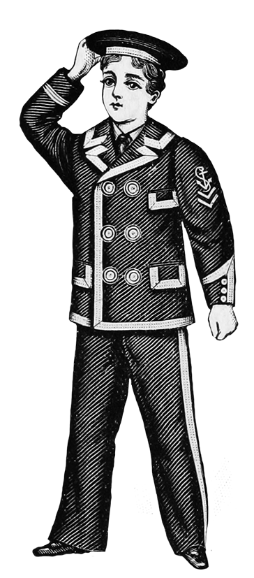 sailor suit for boys late Victorian clothing fashion