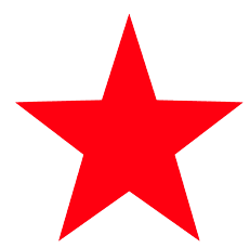 red star template