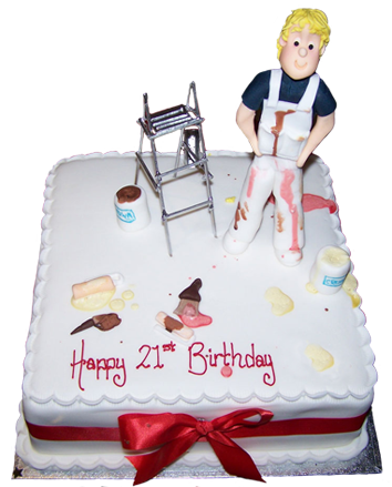 21th birthday cake