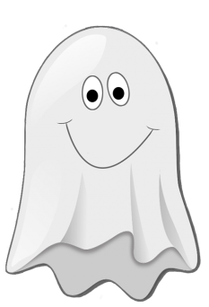 Halloween clip art cute little ghost