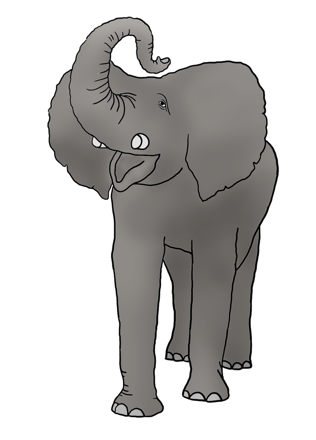 circus elephant clip art