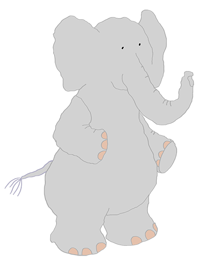 elephant drawing