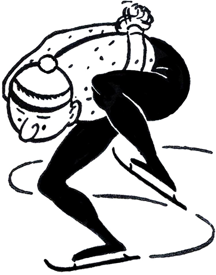 ice scater clipart