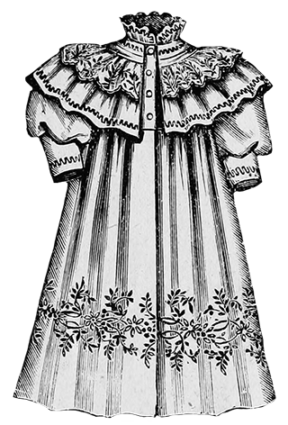 infant's coat Victorian fashion