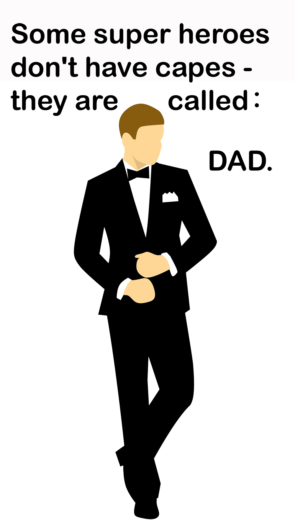superhero dad greeting