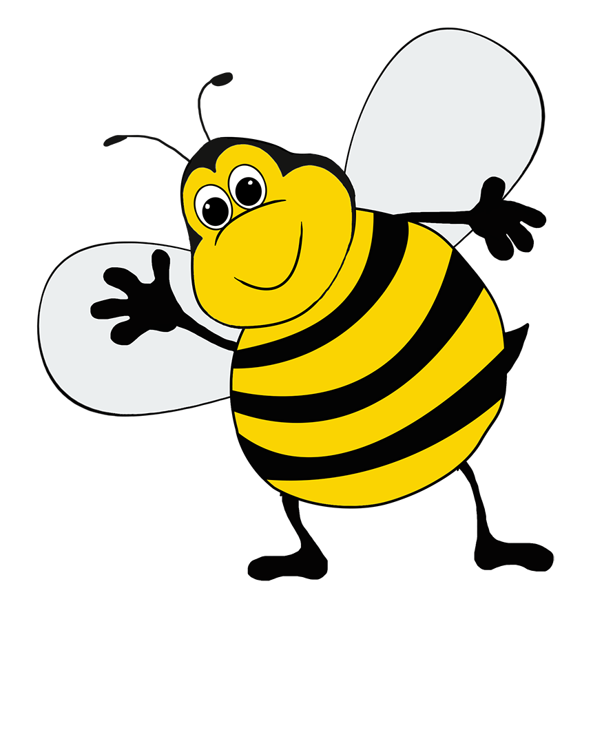 bee clipart funny bee cartoon