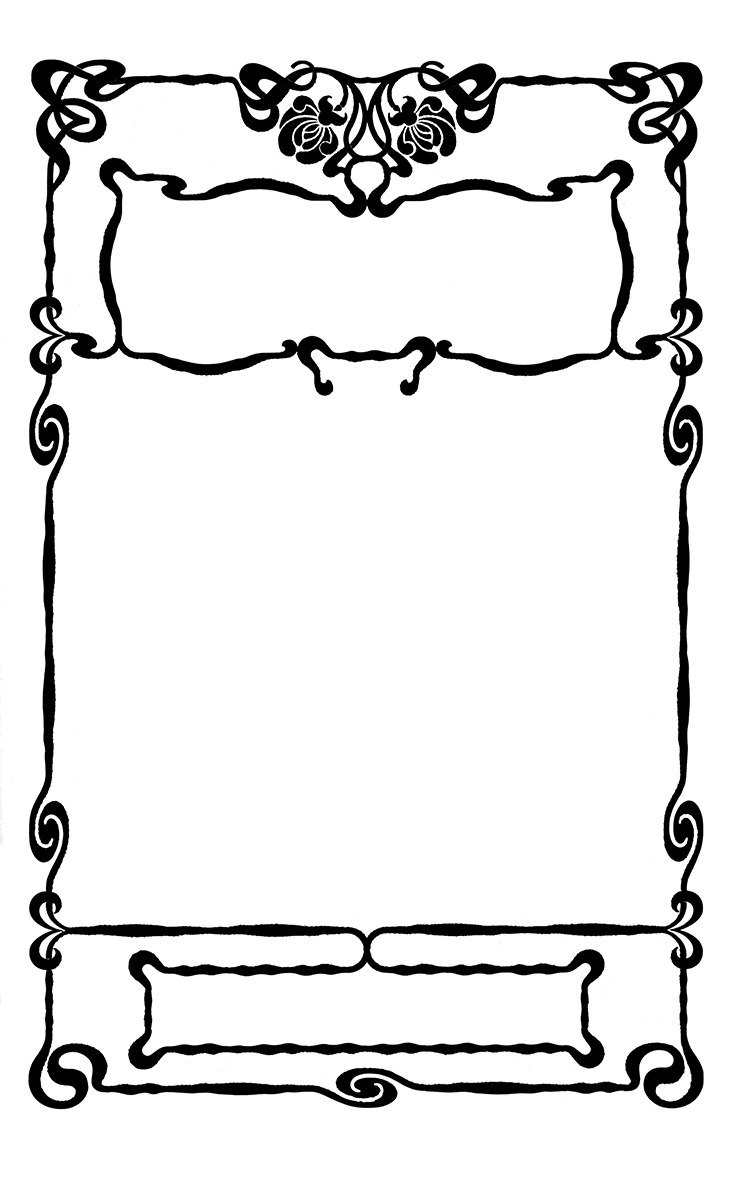 Frame Jugend style ormanted