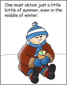 picture quote about winter