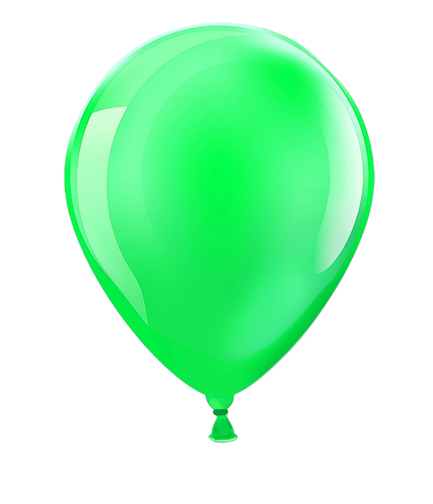 greeen balloon clipart
