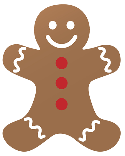 ginger bread man clipart