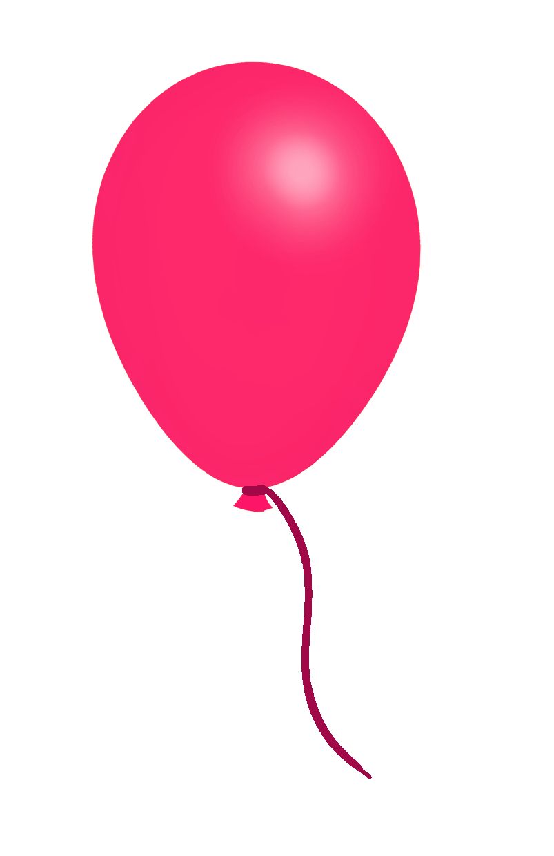 dark pink balloon clip art