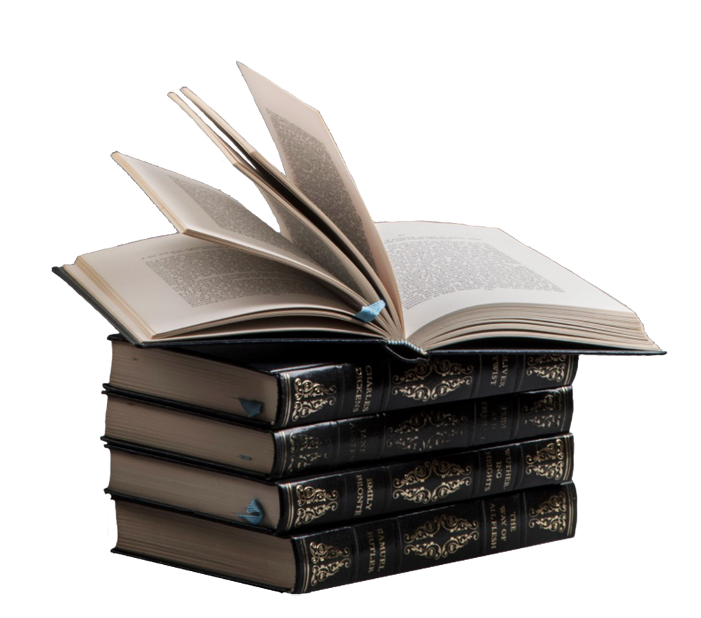 stable of books open book clipart