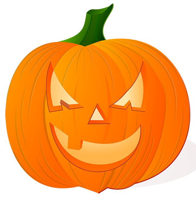 Mean looking pumpkin head