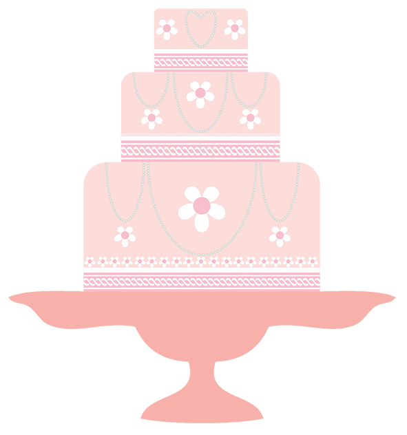 pink wedding clipart 