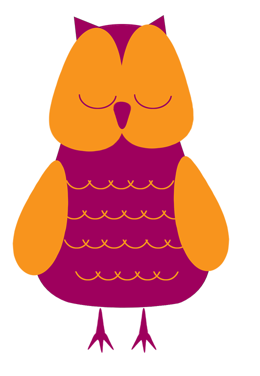 sleeping owl clipart