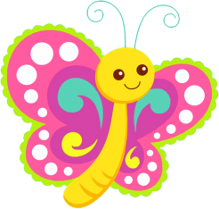 cute butterfly clipart