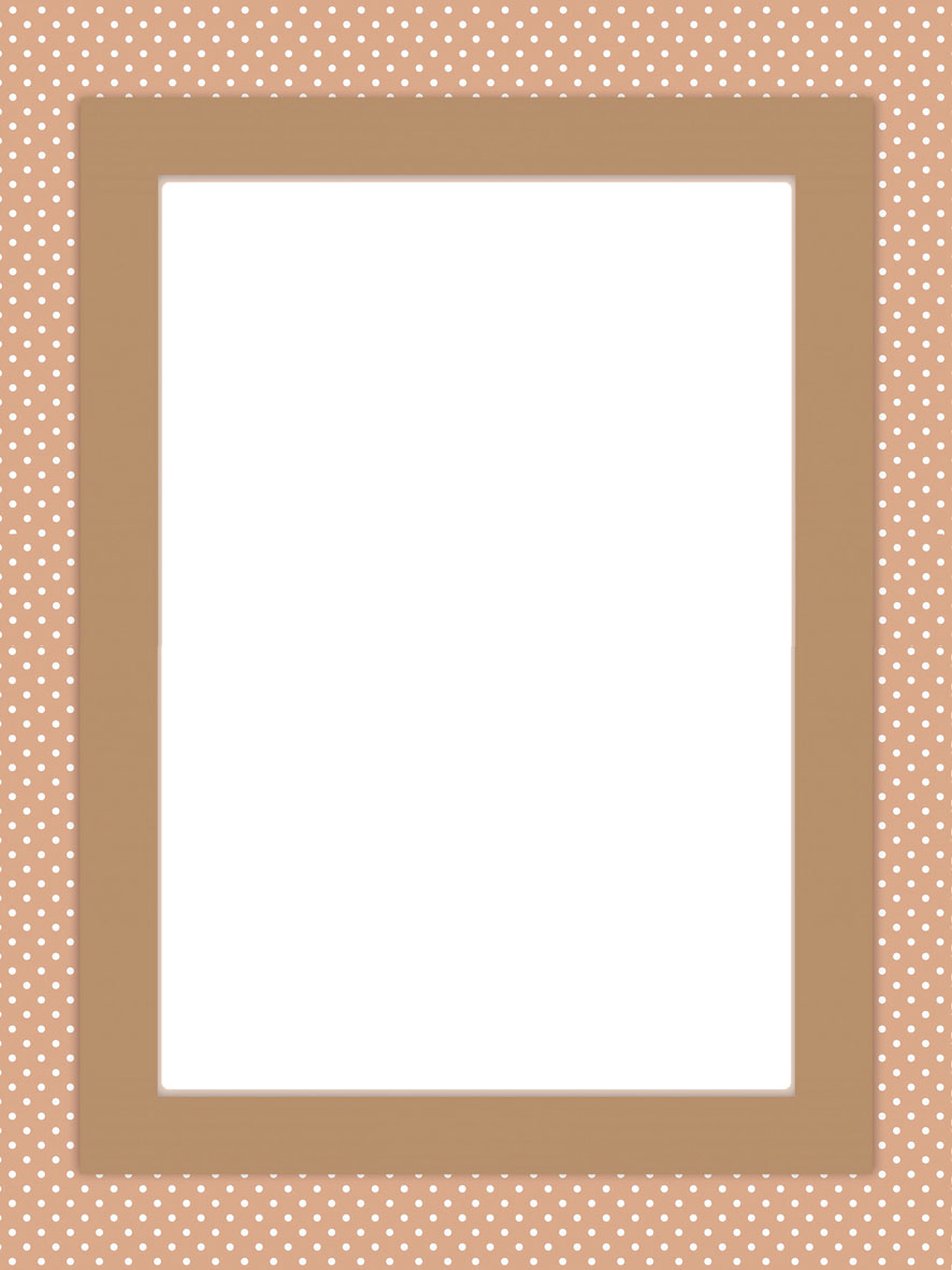 printable frame brown