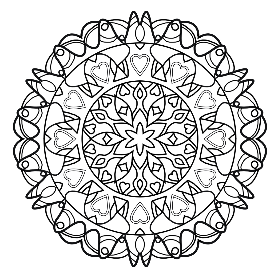 heart mandala