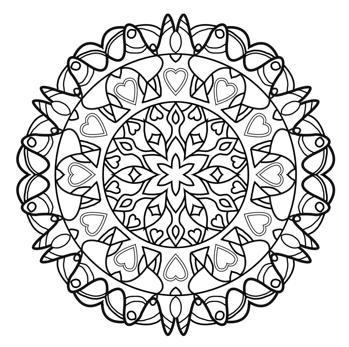 heart mandala