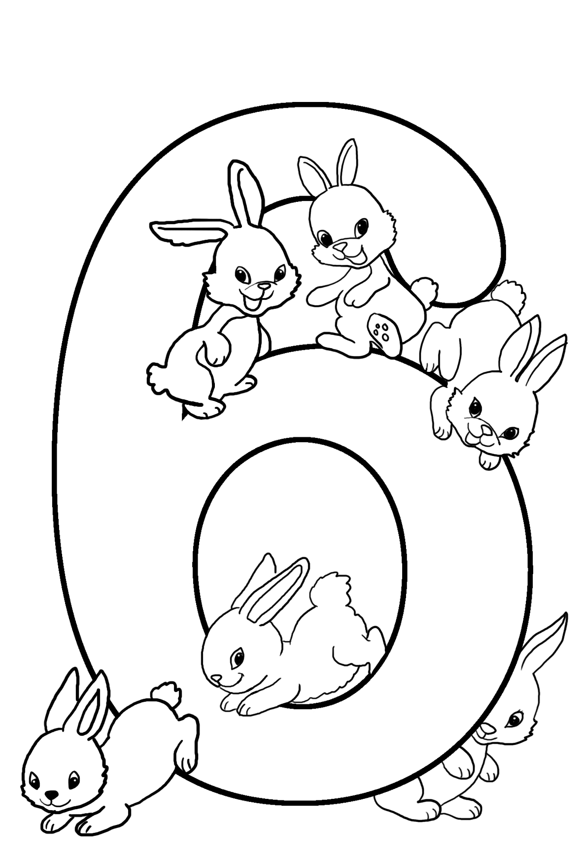 6th birthday coloring sheet