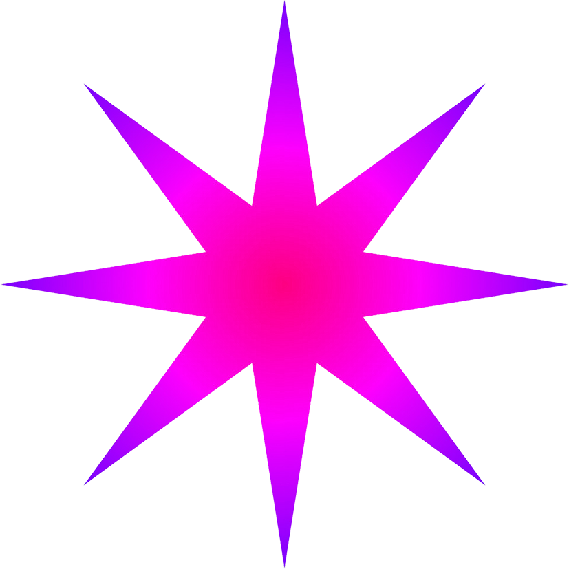 radial star clipart
