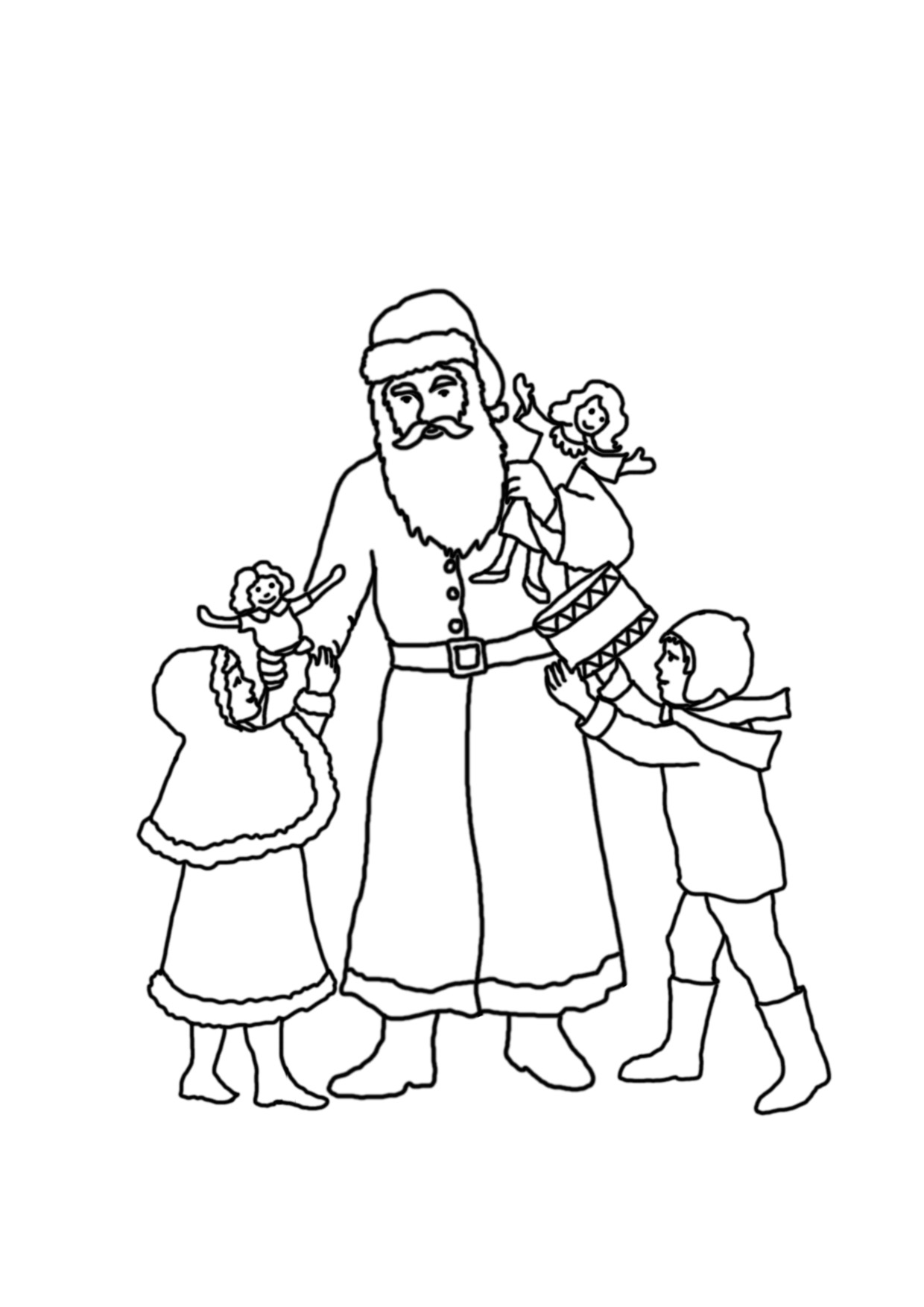 Santa Claus coloring page