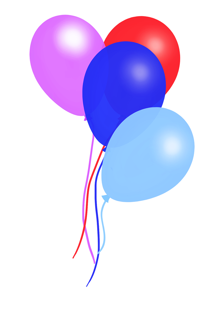 rainbow colorful balloons
