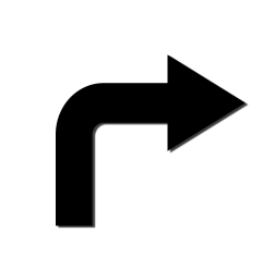 arrow symbol pointing right