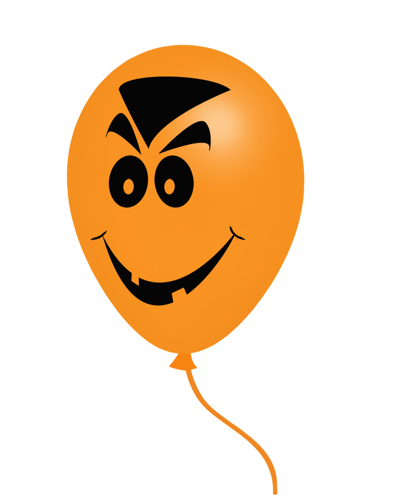 Halloween vampire face balloon 
